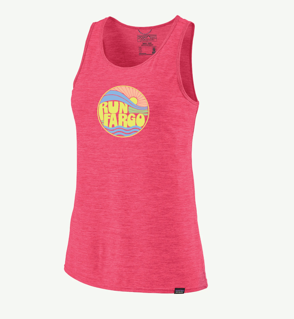 Women's Run Fargo Sunny Groove Capilene Cool Daily Tank