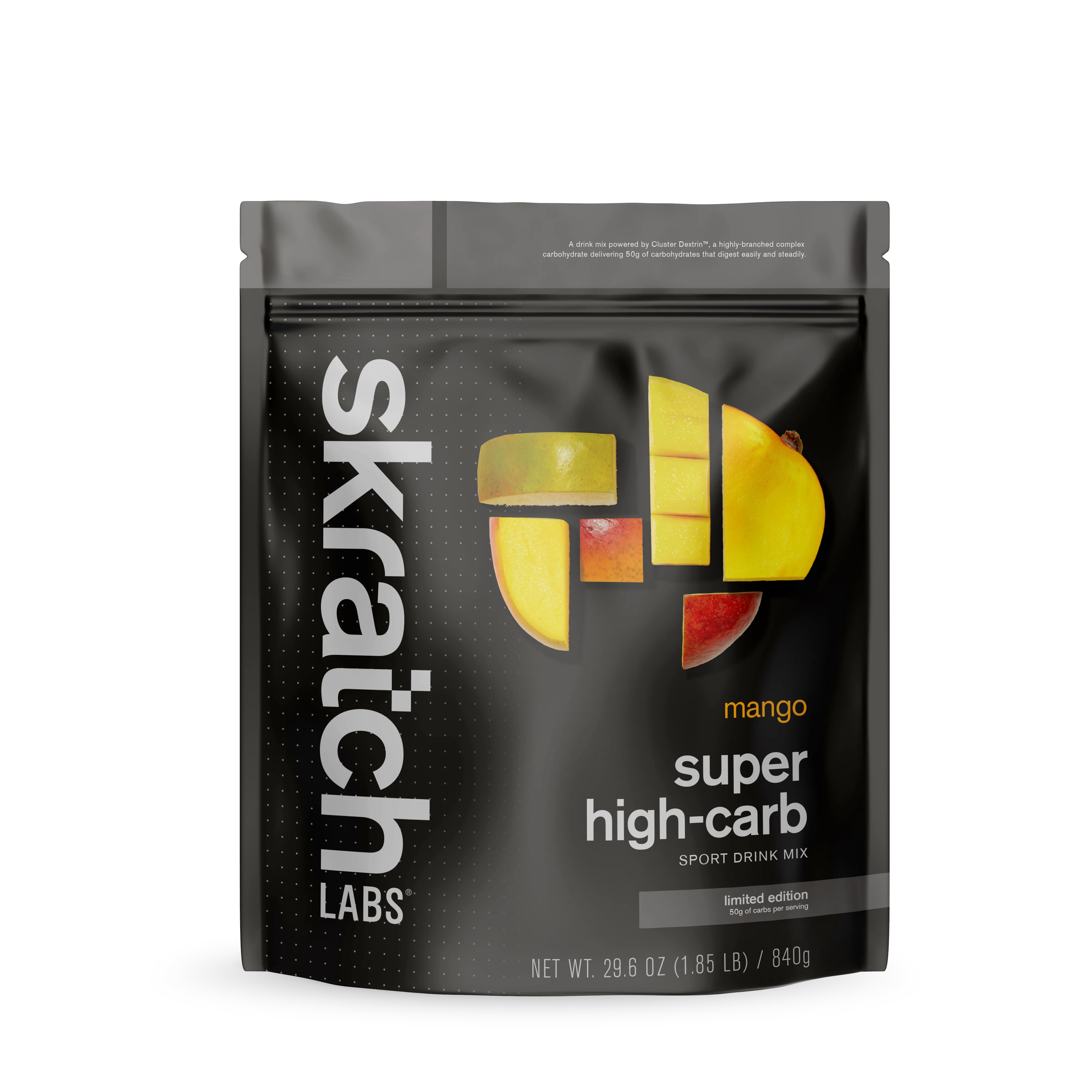 Skratch Super High-Carb Sport Drink Mix 840g 8-Serving Resealable Bag