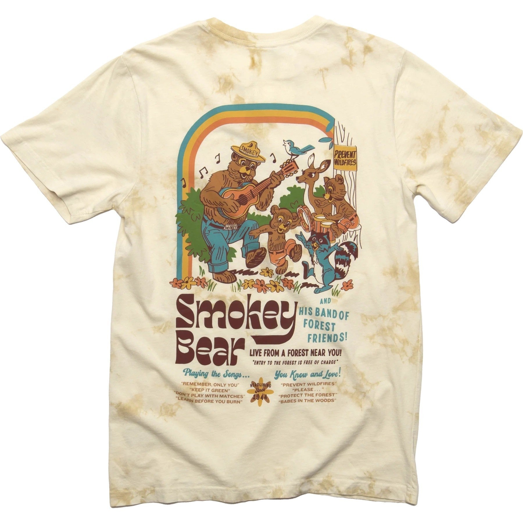 Smokey's Band Vintage Dyed Short Sleeve Tee