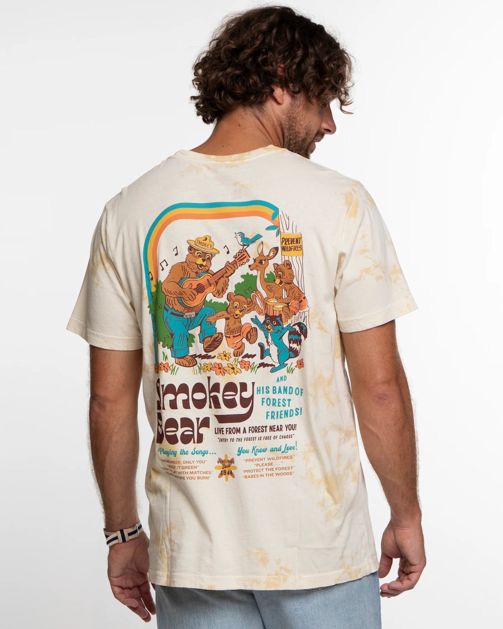 Smokey's Band Vintage Dyed Short Sleeve Tee