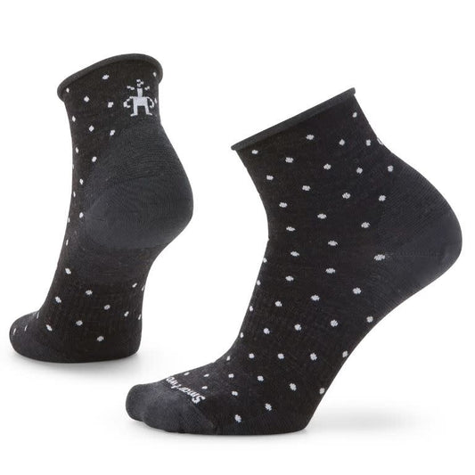 Women's Everyday Classic Dot Ankle Socks - Charcoal 003