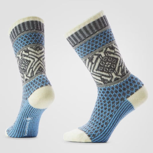 Women's Everyday Cozy Popcorn Snowflake Crew Socks