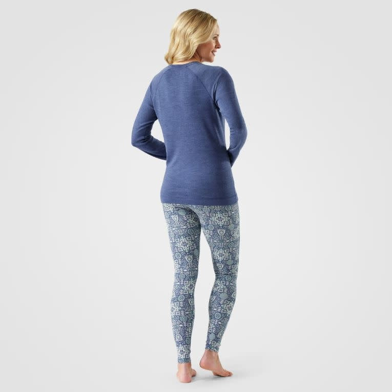 Women's Classic Thermal Merino Base Layer Crew - Currant Heather N69
