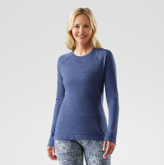 Women's Classic Thermal Merino Base Layer Crew - Currant Heather N69