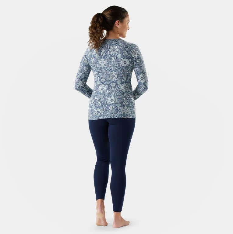 Women's Classic Thermal Merino Base Layer Crew - Currant Heather N69