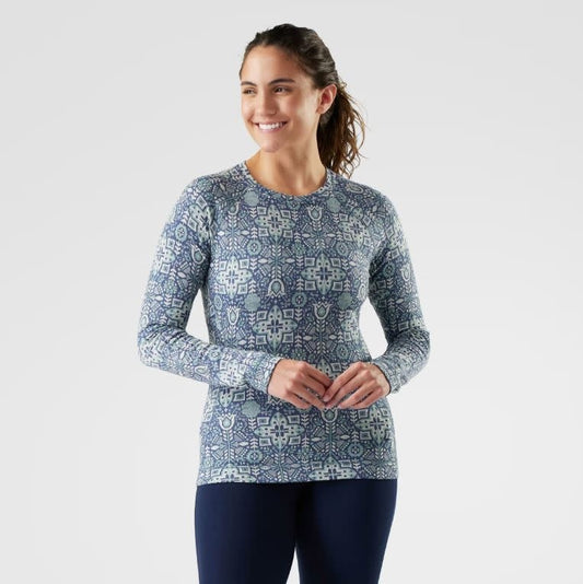 Women's Classic Thermal Merino Base Layer Crew - Currant Heather N69
