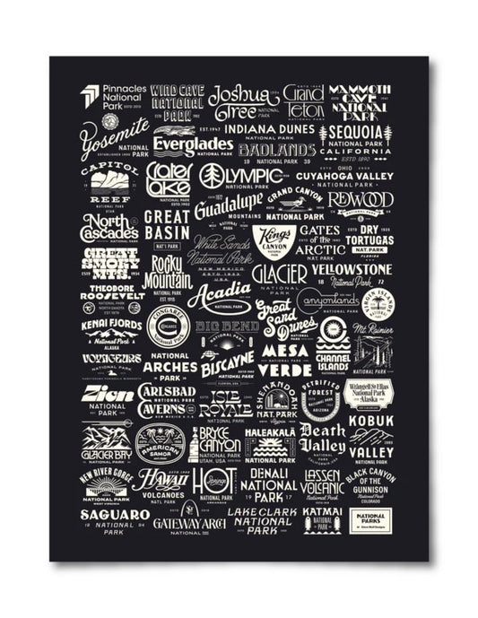 National Park Type Poster
