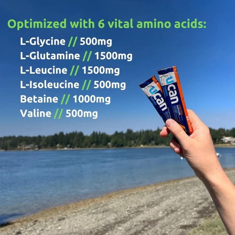 UCAN Hydration + Aminos Gusset Bag - Orange