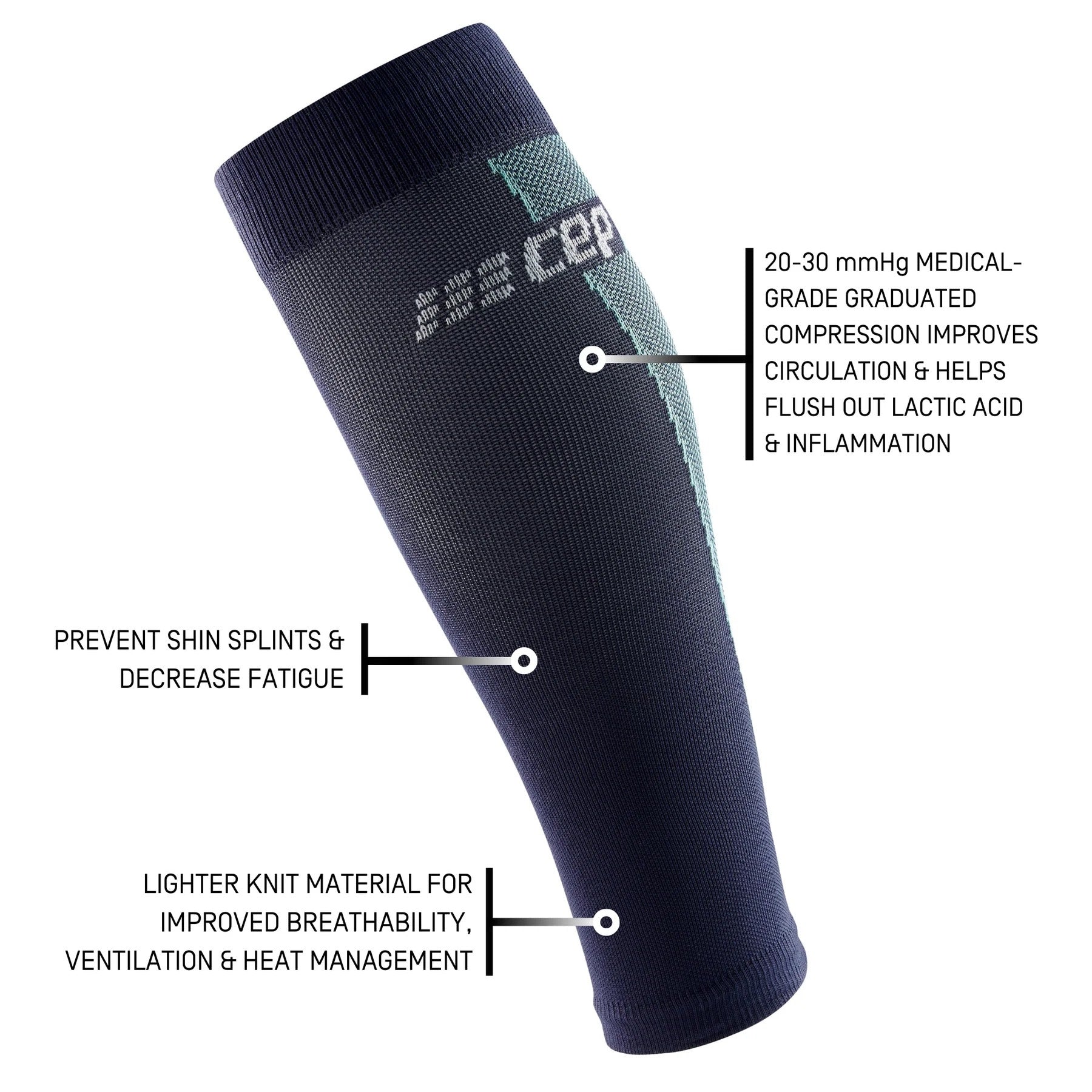 CEP Men's Ultralight Compression Calf Sleeves