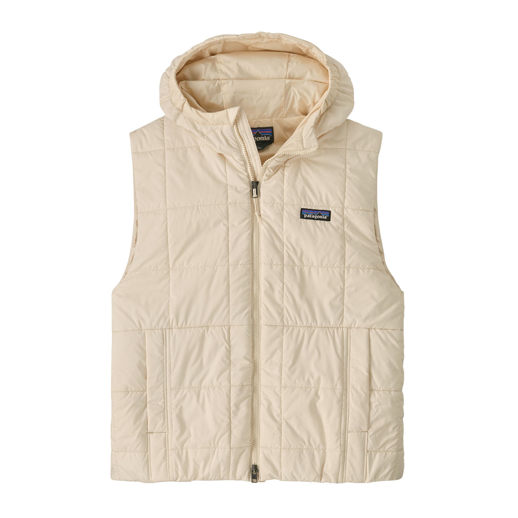 Women's Light Gust Hooded Vest - Natural NAT