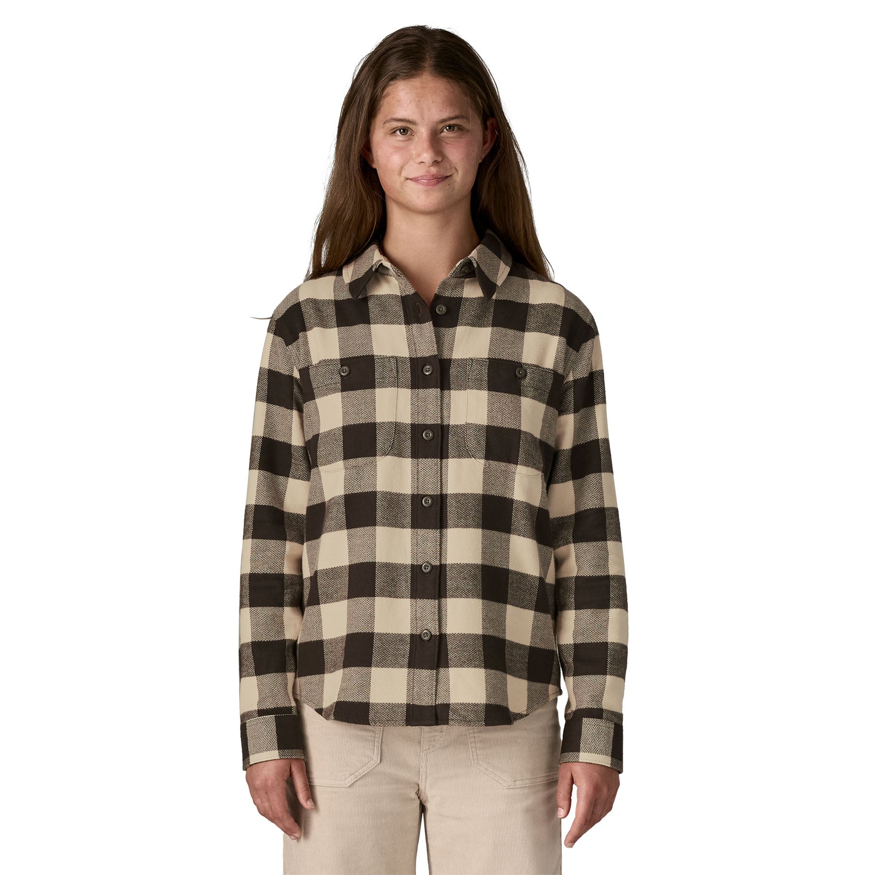 Women's Fjord Flannel Shirt - Sunrise Ridge Natural SRNL