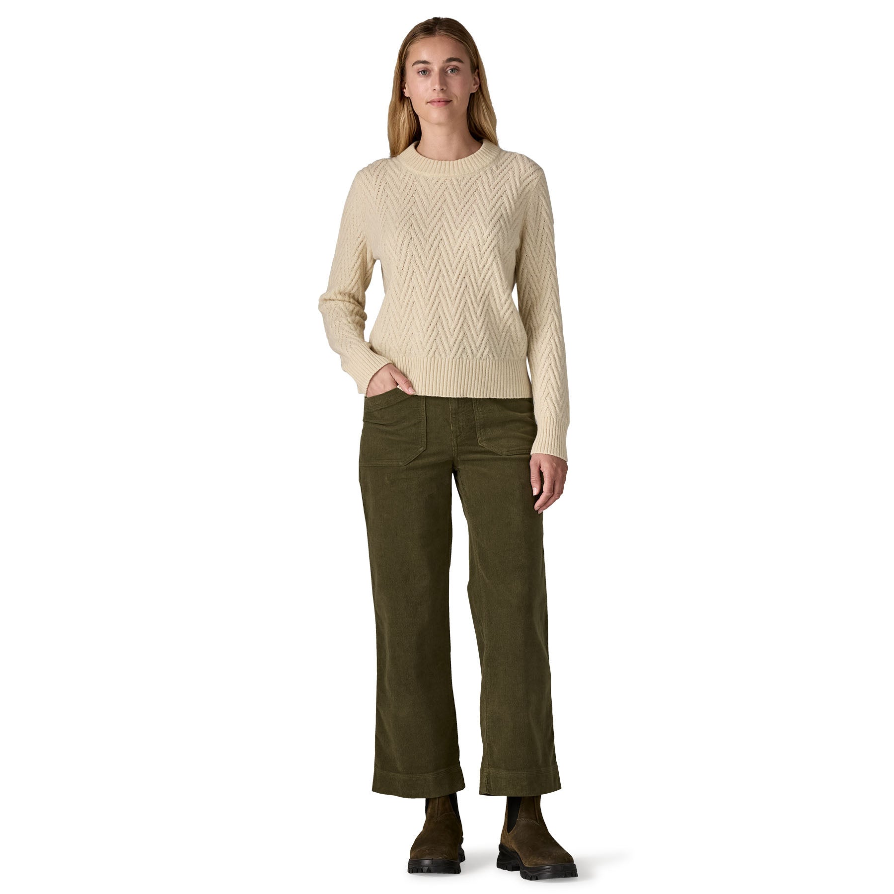 Women's Wide Leg Cord Pants