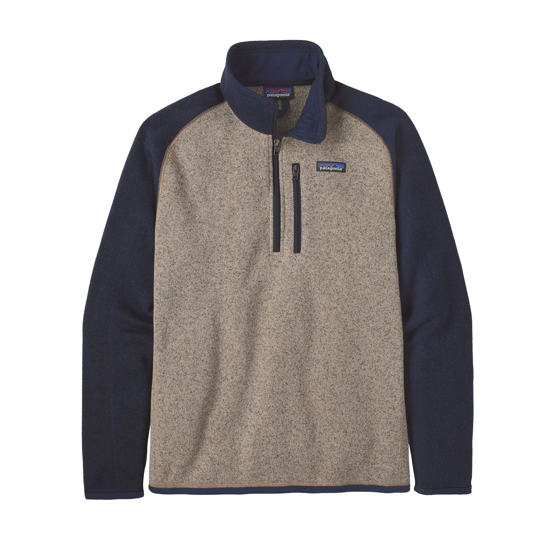 Men's Better Sweater 1/4 Zip - Woven Together Dried Vanilla WNVA