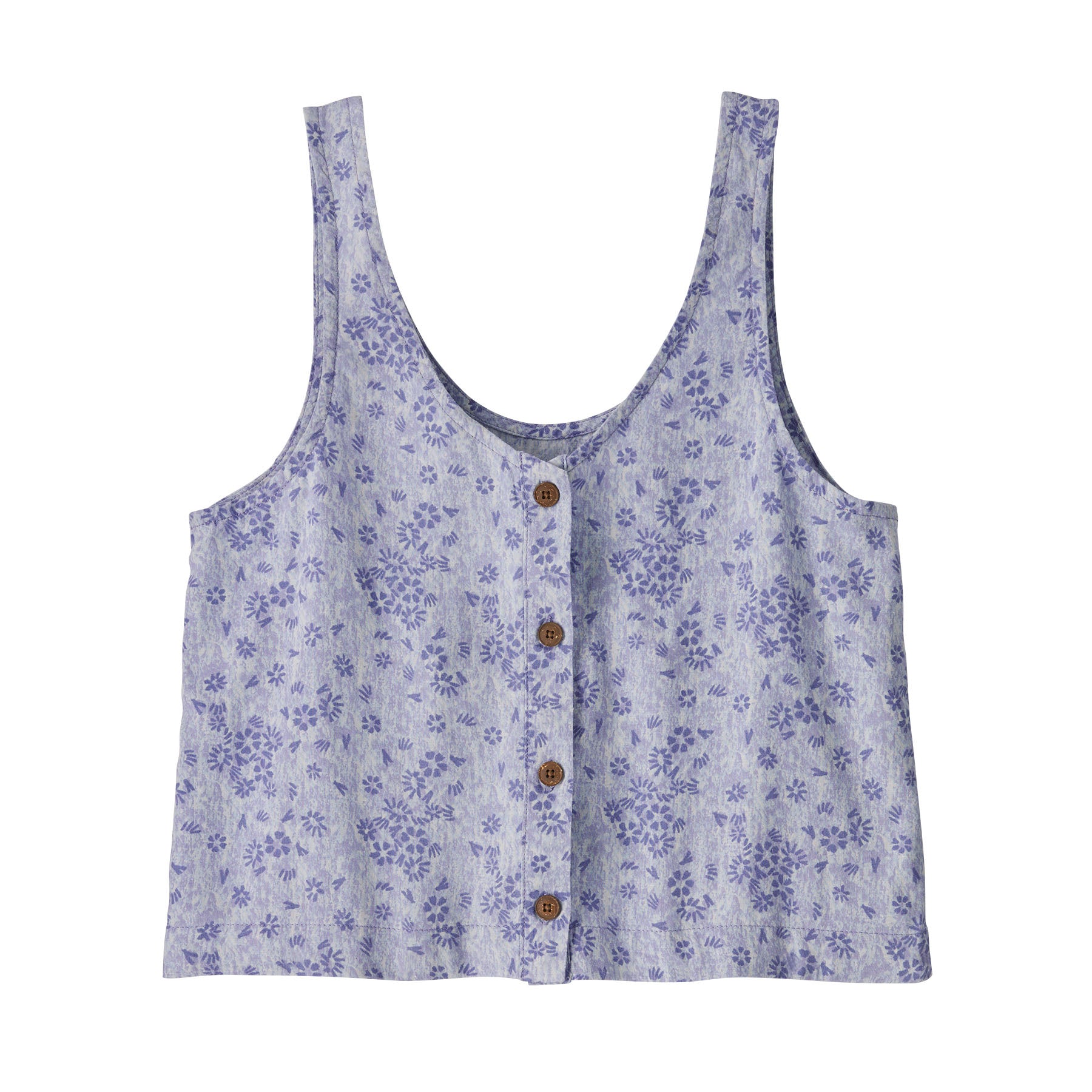 Women's Garden Island Top - Wildflower Pastel Solstice Purple WFSO