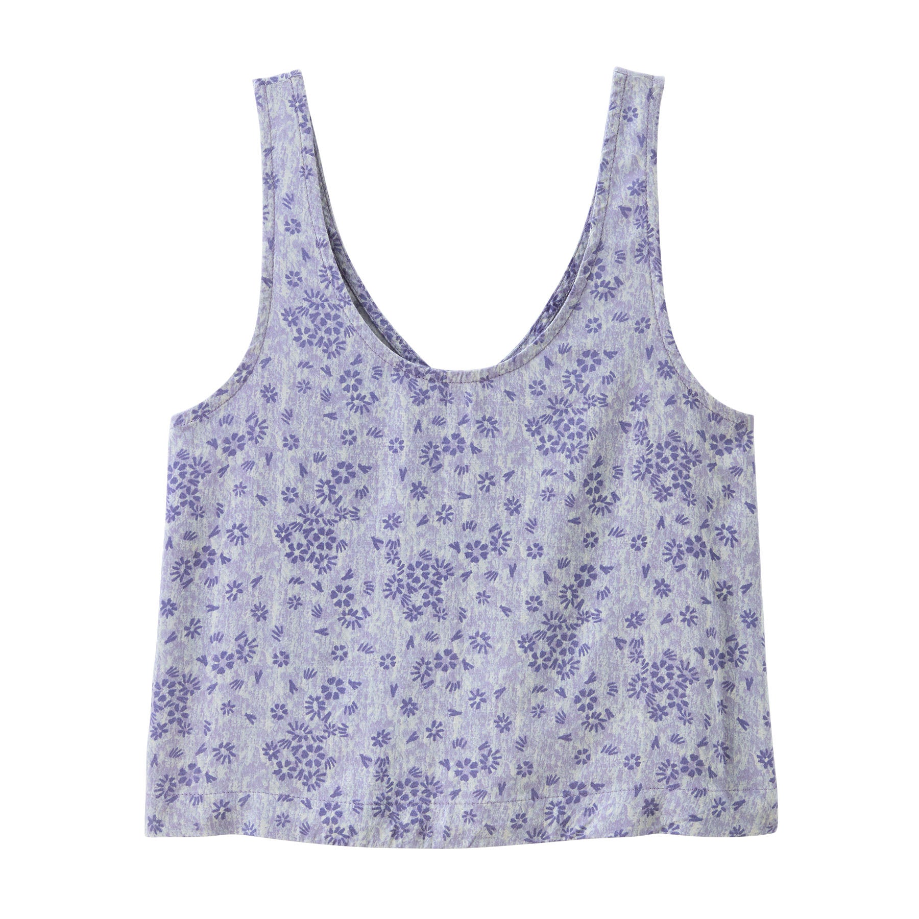 Women's Garden Island Top - Wildflower Pastel Solstice Purple WFSO