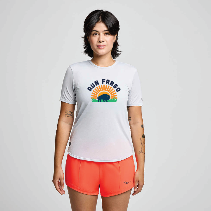Women's Bison Sunrise Stopwatch Short Sleeve