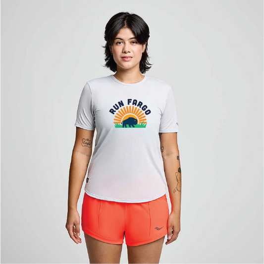 Women's Bison Sunrise Stopwatch Short Sleeve